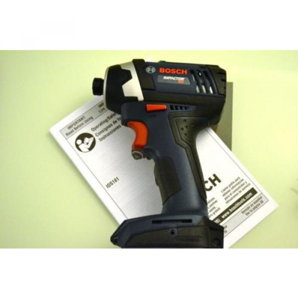 New 18 volt Bosch 1/4&#034; IDS181 Compact Tough Impact Driver use 18v BAT619G BAT621 #1 image