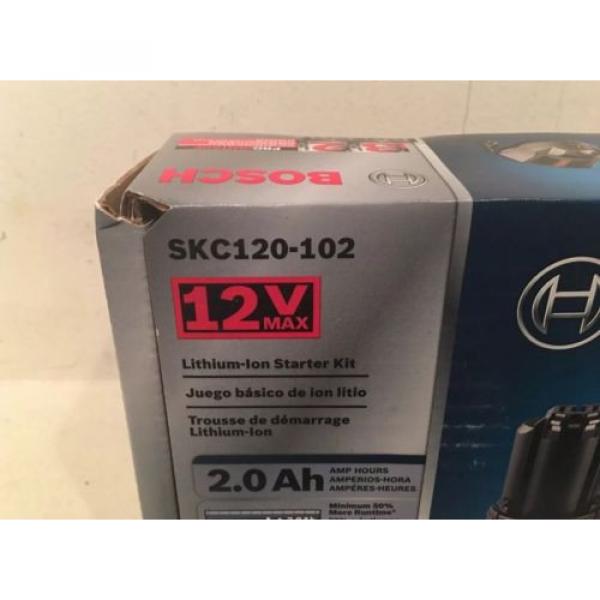 NEW BOSCH SKC120-102 12-VOLT MAX STARTER KIT 2.0AH HIGH CAPACITY BATTERY &amp; CHARG #3 image