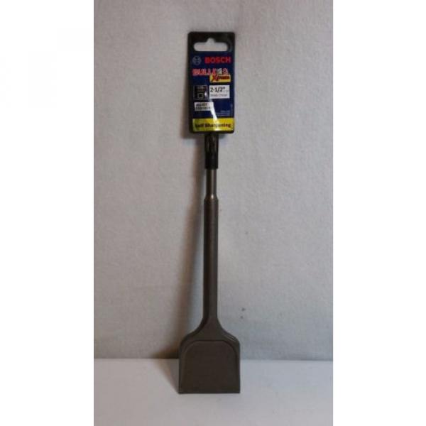 BOSCH Bulldog xTreme HS1427 2-1/2&#034; Wide Chisel-Bosch HS1427 SDS Plus Wide Chisel #1 image