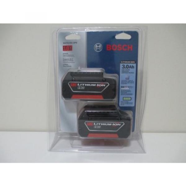 Bosch BAT619G 18V 3.0Ah Lithium-Ion FatPack Battery (2 Pack) #1 image