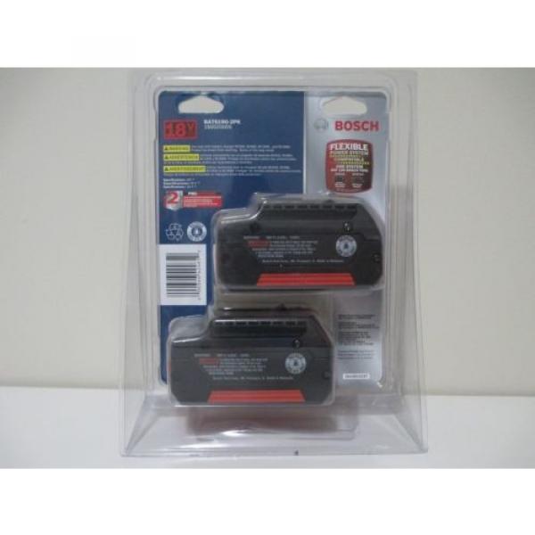 Bosch BAT619G 18V 3.0Ah Lithium-Ion FatPack Battery (2 Pack) #2 image