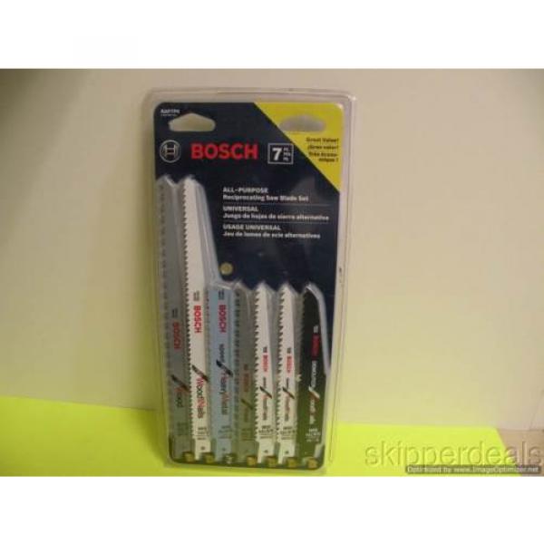 BOSCH RAP7PK 7-PACK CARBON &amp; BI-METAL RECIPROCATING SAW BLADE SET BRAND NEW #1 image