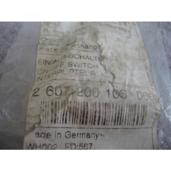 Bosch 2607200103 New Genuine OEM Switch #2 image