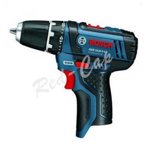 NEW BOSCH GSR 10.8V-LIQ 500RPM 2Ah Cordless Drill Screwdriver - Body Only E #1 image