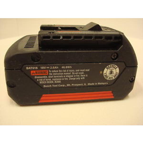 Bosch Genuine 18V Drill Li-Ion Battery BAT618 for 24618 25618 IWH181 17618 +++ #1 image