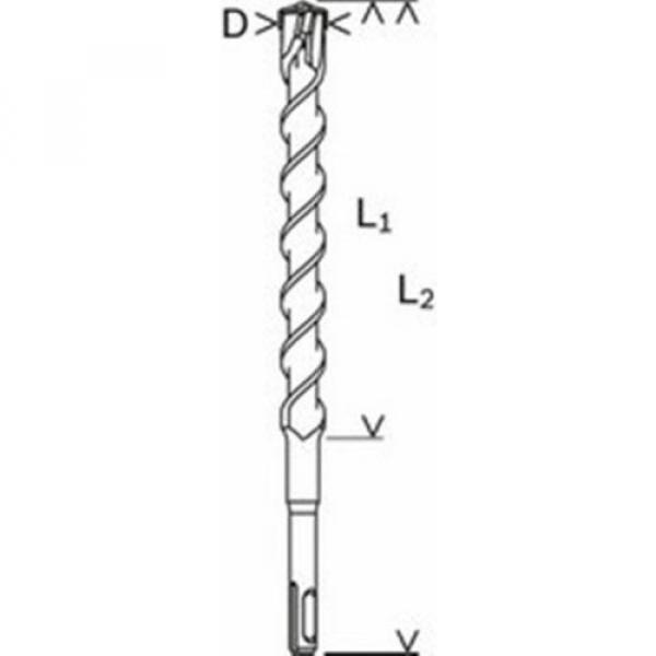 Punte Bosch SDS-MAX x martelli Quadro X 4 taglienti calcestruzzo 38 x 570 mm #2 image