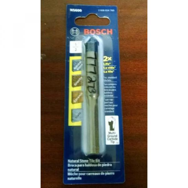 Bosch NS600 1/2&#034; Natural Stone Tile Bit NEW #1 image