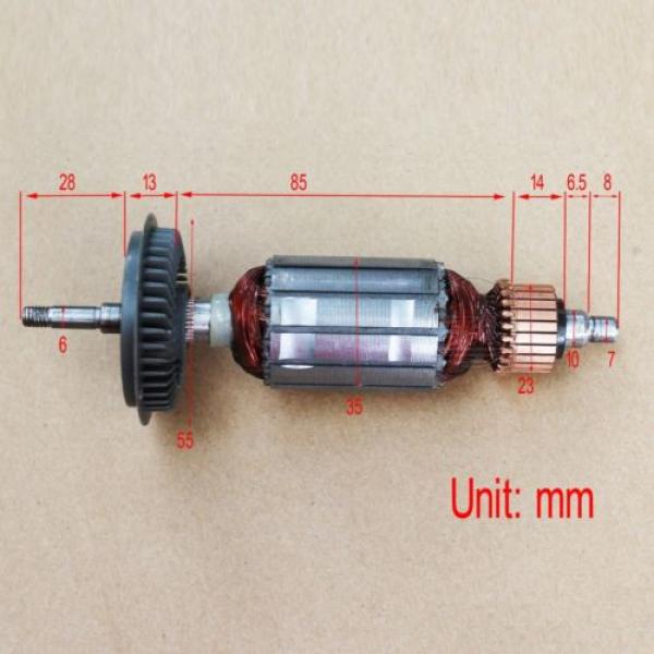 AC 220V Motor Rotor Armature Part for BOSCH GWS 6 - 100 Angle Grinder #1 image