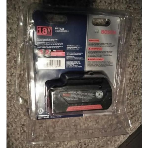 Bosch BAT622 18V Lithium-Ion 6.0 Ah FatPack Battery #2 image