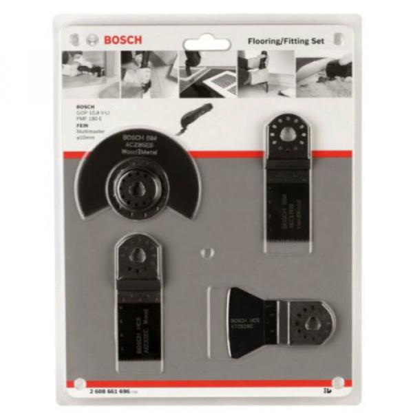 New Bosch 4 Piece Multi Function Tool Flooring Sander Set #1 image