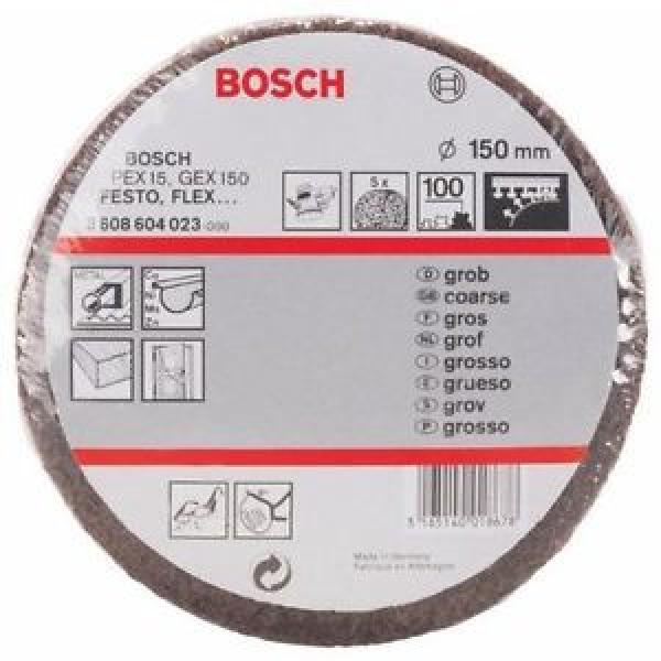 BOSCH 3 608 604 023 - Vello levigatore 150 mm, grana 100 - 5 dischi #1 image