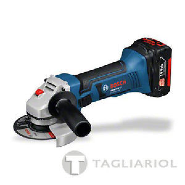 SMERIGLIATRICE ANGOLARE BATTERIA LITIO L-BOXX BOSCH GWS 18V-Li COMPLETA NUOVA #1 image