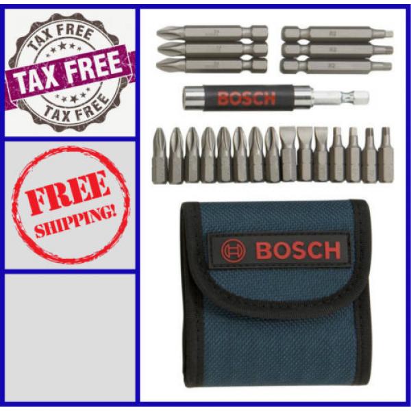 Bit-Set-Bosch-Screwdriver-T4021-Blue-21-Piece-BOSCH-Multi-Size-Screwdriv #1 image