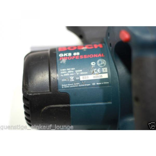 Bosch Sierra circular de mano GKS 65 Sierra Circular Profesional Azul #7 image