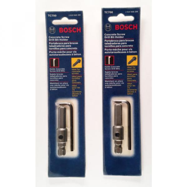 Bosch TC700 Masonry Screw Drill Bit Holder, Lot of 2 #1 image