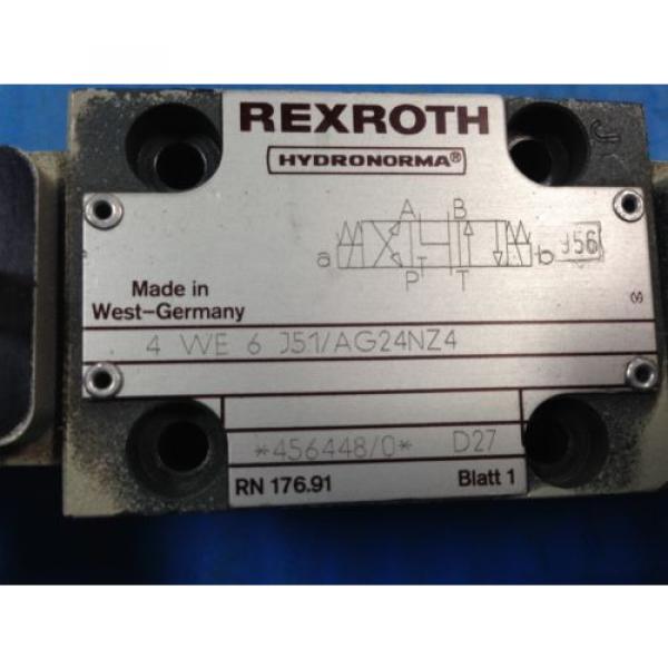 USED Australia Australia REXROTH 4WE6J51/AG24NZ4 DIRECTIONAL VALVE 4 WE 6 J51/AG24NZ4 (U4) #2 image