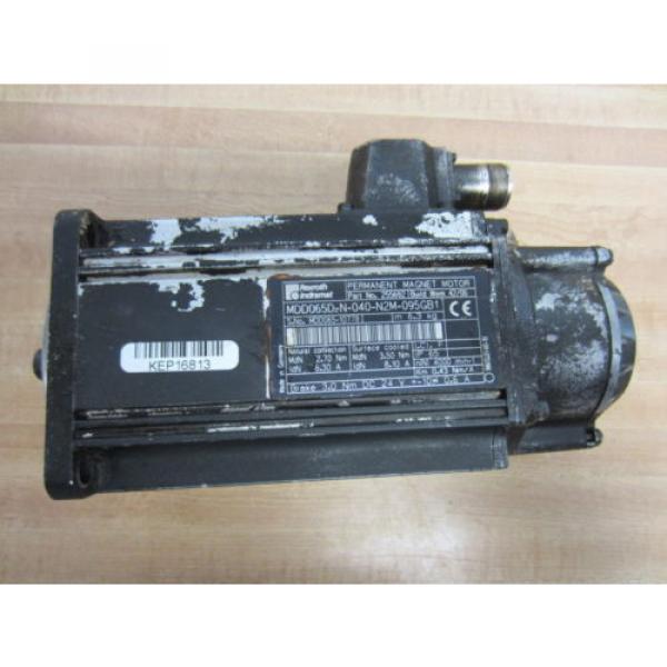 Rexroth Canada Mexico Bosch Group 255692 MDD065D-N-040-N2M-095GB1 Motor - Used #1 image