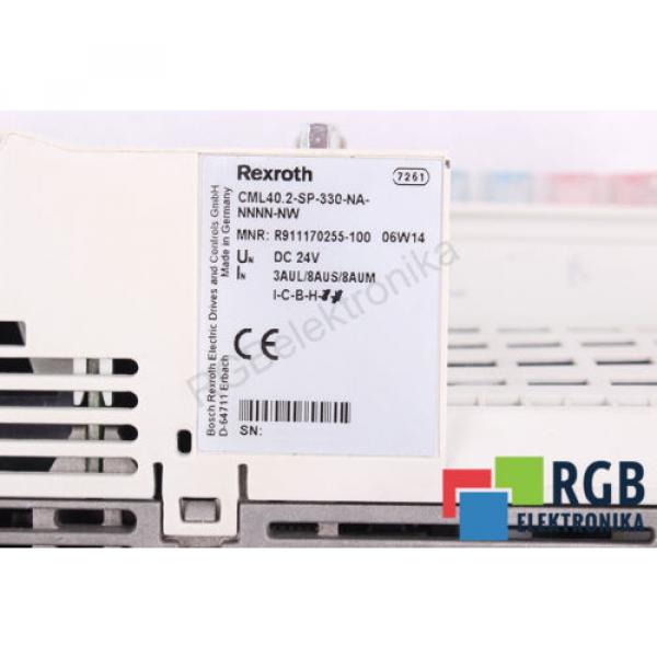 INDRA Korea Mexico CONTROL L40 CML40.2-SP-330-NA-NNNN-NW R911170255-100 REXROTH ID27434 #5 image