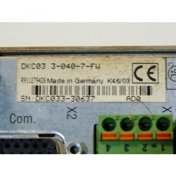 Rexroth Greece Australia Indramat DKC03.3-040-7-FW Eco-Drive Frequenzumrichter Serien Nr. DKC033- #4 image