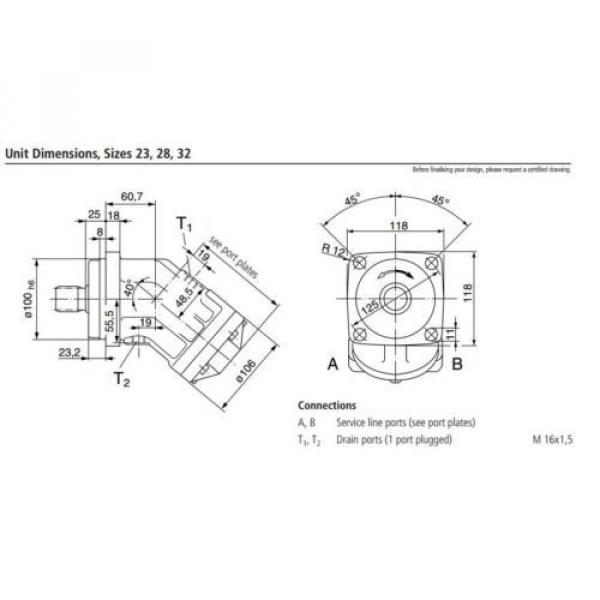 REXROTH India Germany motor A2FM32/61W-VBB020 R902193099 #4 image